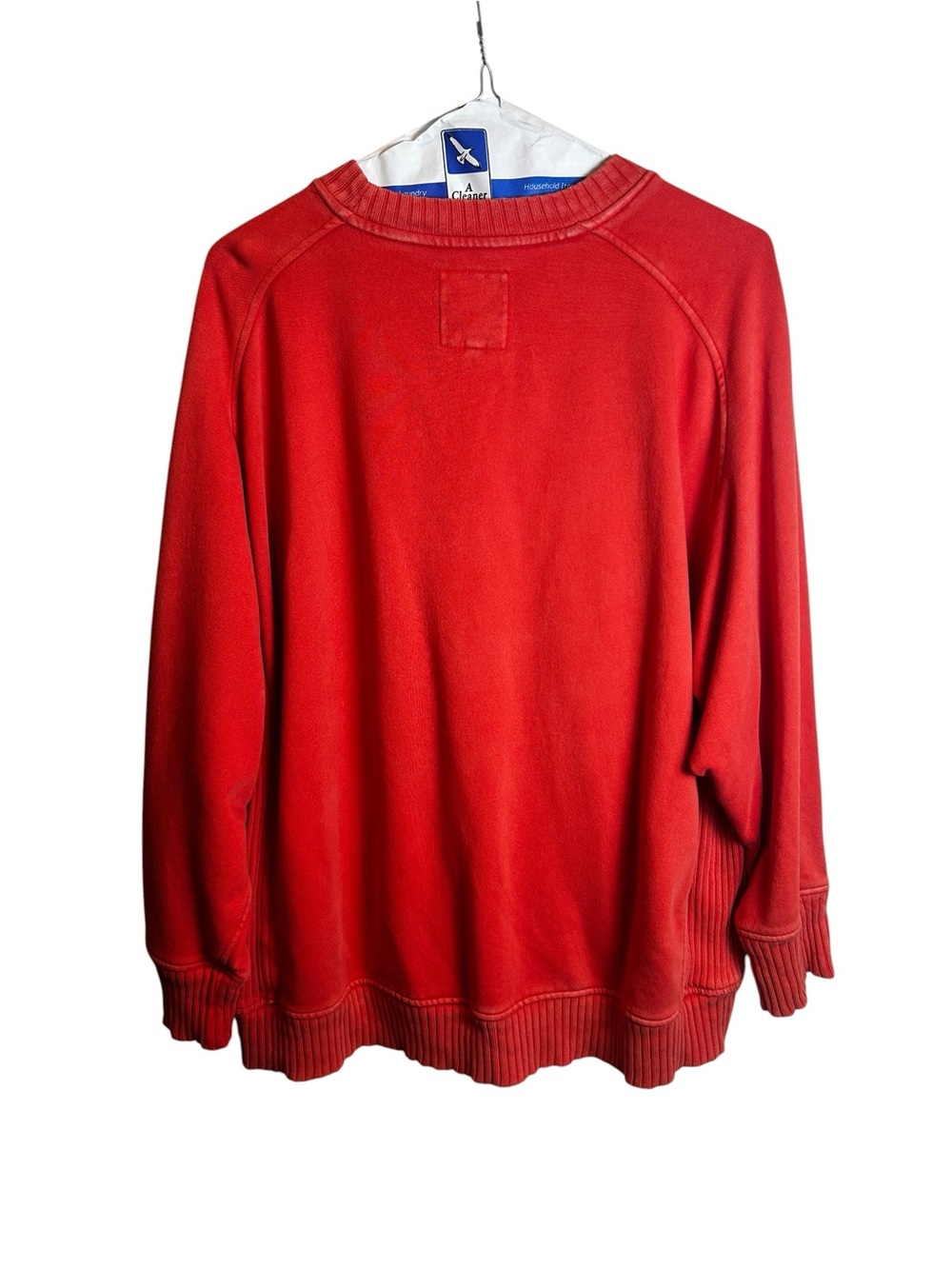 Aerie Sweatshirt Women’s XL Red Mind In The Mtns Ribbed Side Panel Oversized - Picture 4 of 5